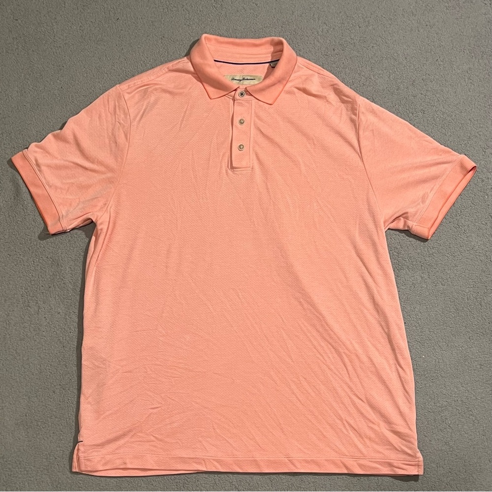 Tommy Bahama Collared Salmon Short Sleeve Polo shirt
